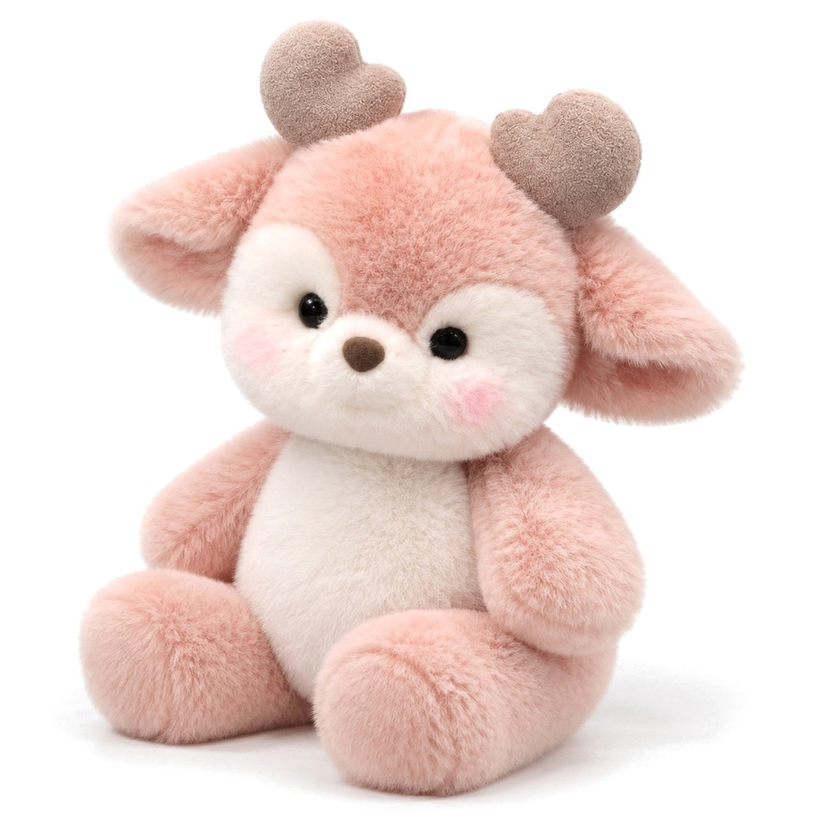 Pink Running Deer Plush Toy Pink Fawn Plushie Kawaii Deer Stuffed Animal Gift for Girl The Plushables