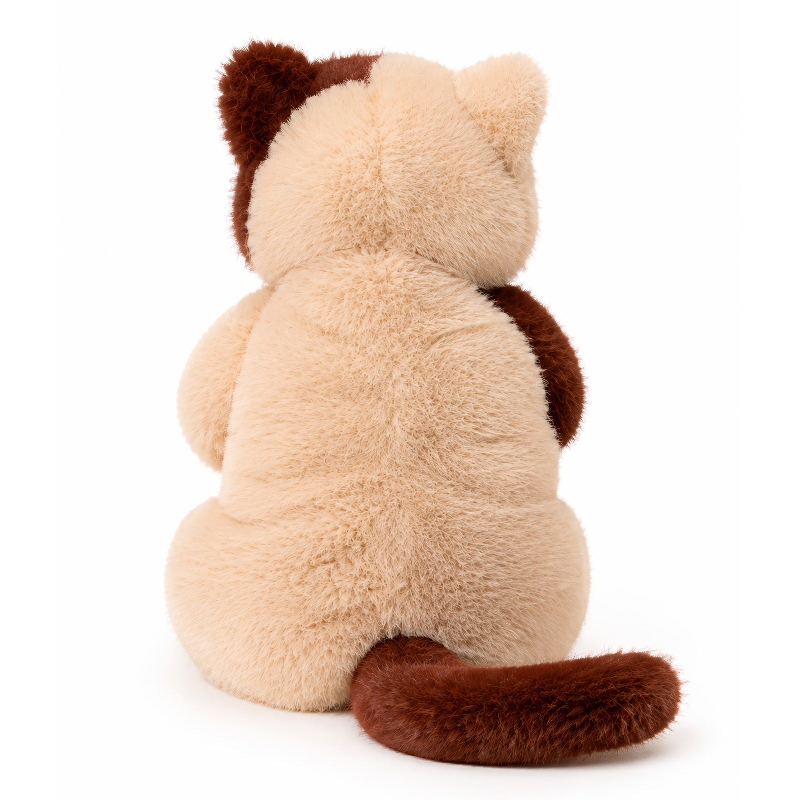 Cookie-Dough-brown-Sitting-Cat-Plush-Toy-the-plushables