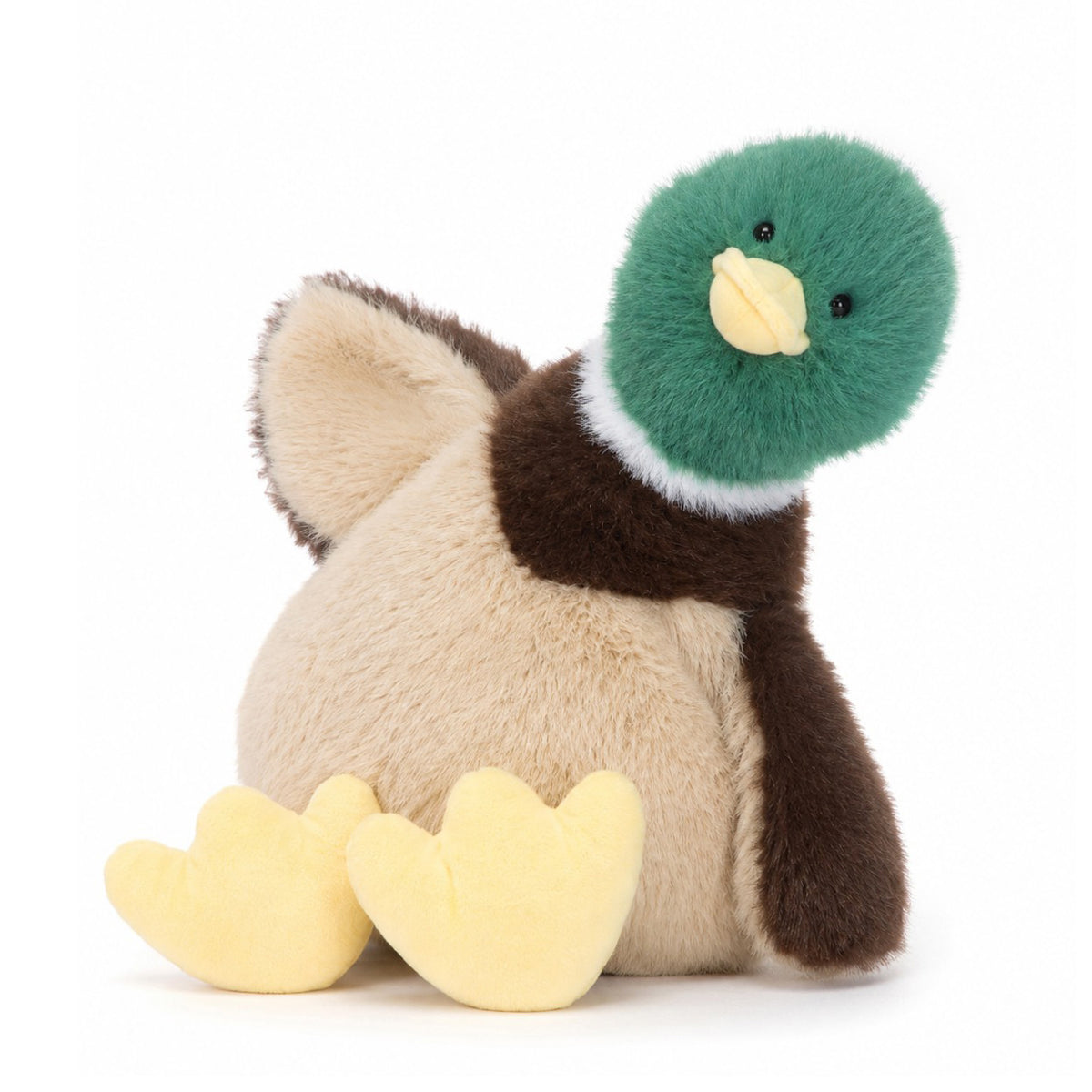 Marlow_Mallard_Duck_Plush_Toy_Back_View_Green_Duck_Plush_Stuffed_Duck_Bird_Plush_Toy_The_Plushables