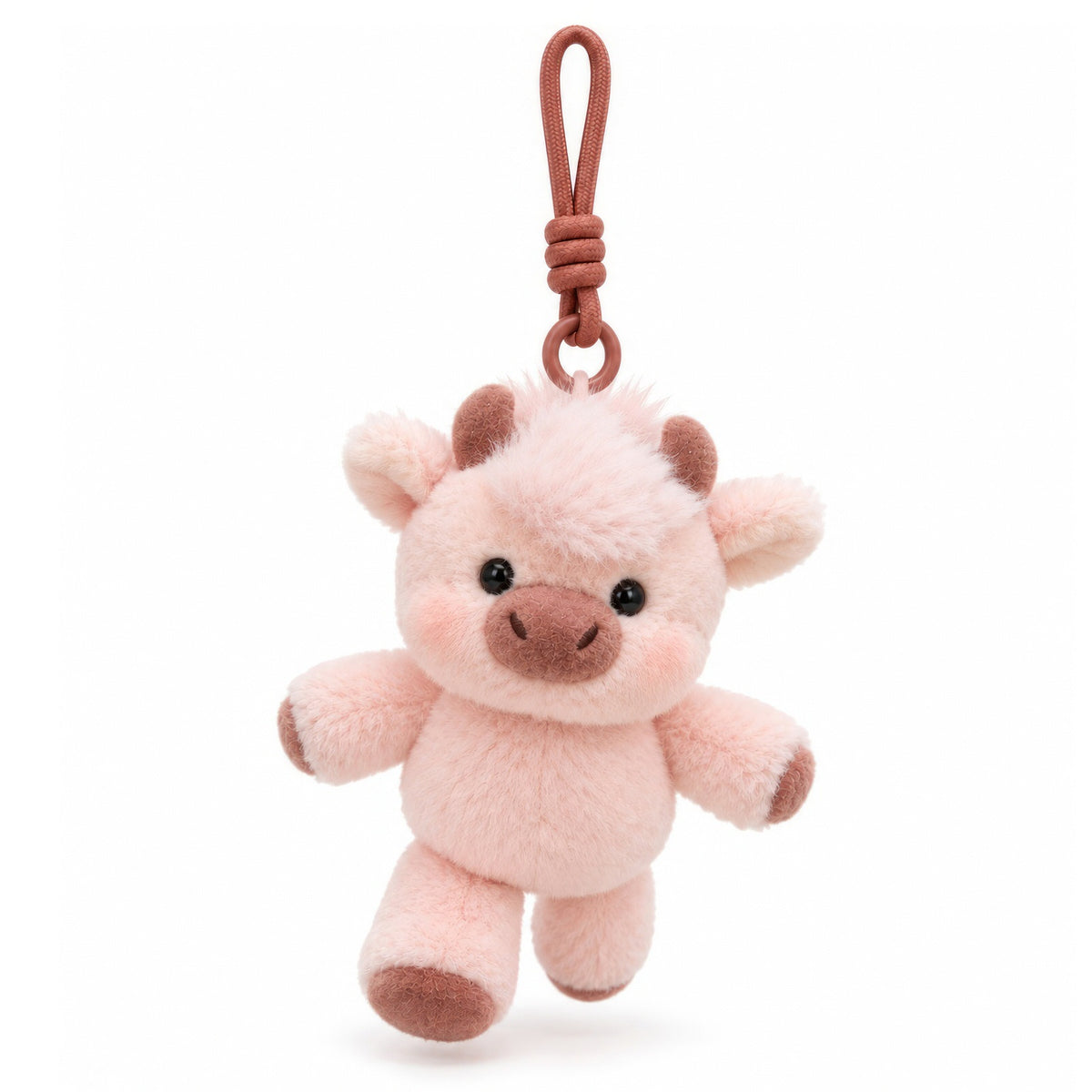 pink_running_cow_plushie_keychain_running_cow_plush_toy_gift_for_girls_theplushables