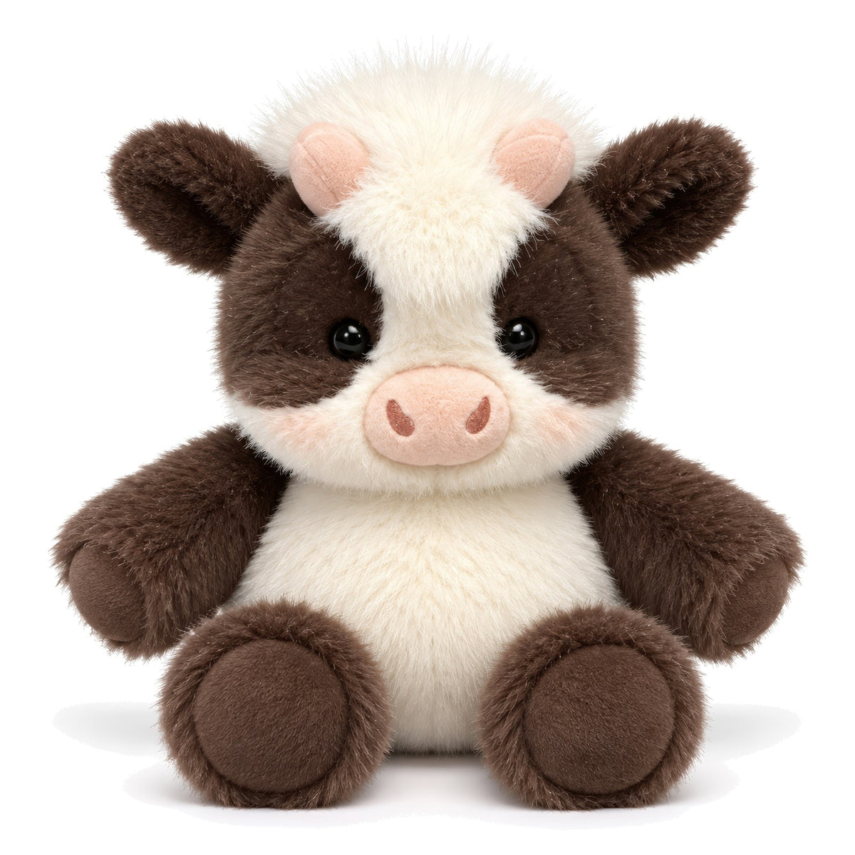 running_cow_plushie_chocolate_brown_highland_cow_plush_toy_fluffy_running_cow_stuffed_animal_premium_brown_highland_cow_plushie_theplushables_1
